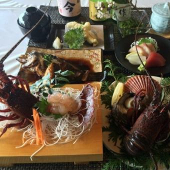 さとや御膳 ※要予約。牡蠣の時期は夜限定