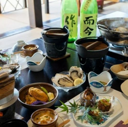 【お昼限定の贅沢】11種の調理法で味わい尽くす浦村牡蠣三昧コース5,500円(税込)