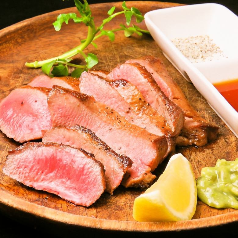 Thick-sliced beef tongue (100g)/US beef sirloin (100g)