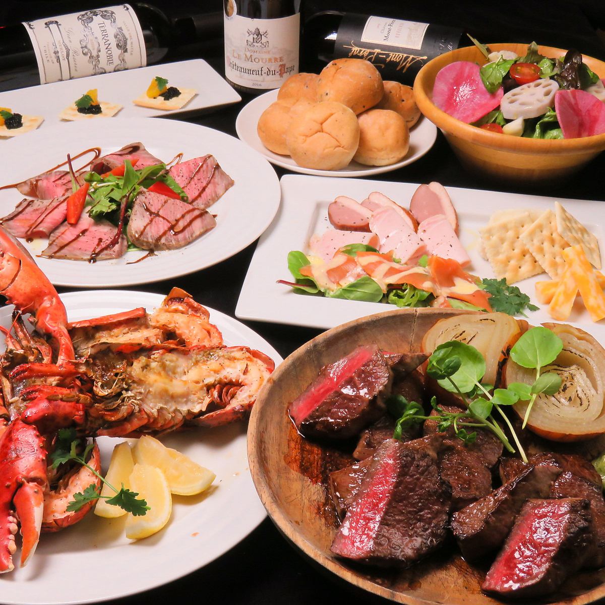 A wine bistro frequented by connoisseurs.A 2-minute walk from the station! Enjoy steaks and popular bar dishes♪