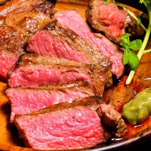 Includes sirloin steak [2H all-you-can-drink] 8-course 5,000 yen course