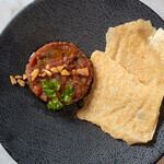 馬肉のタルタルステーキ