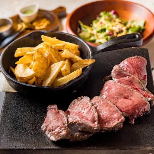 【ランチショートコース】タルタル×赤身肉ステーキを気軽に愉しむ全3品