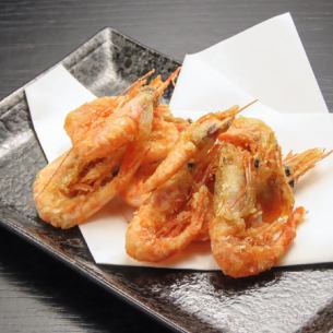 Deep-fried sweet shrimp from Ishikawa Prefecture