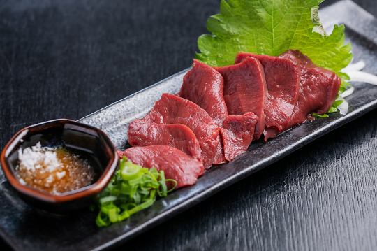 Recommended by the owner! Special horse sashimi made with fresh horse meat.It goes great with shochu and sake.