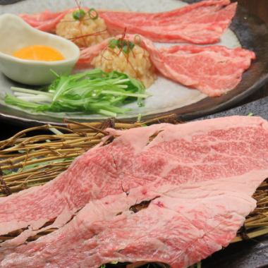 [Includes 2 hours of all-you-can-drink]! Grilled dishes & "A5 grilled Sendai beef ultimate egg meal and Kamonan soba course" [8 dishes in total]