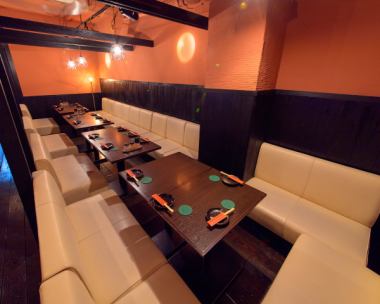 Completely private room space that can accommodate 15 people