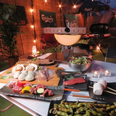 ☆Grill特色露台座位現已開放♪7道菜品及2小時無限暢飲僅需4,500日元