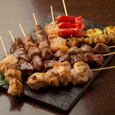 炙り屋だけに炙り焼きコース6品2時間飲放付き4000円(税込）