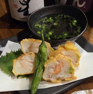 自家製ぷりぷり海老しんじょう