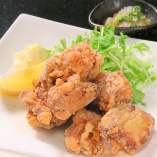 Fried salted chicken with grated ponzu