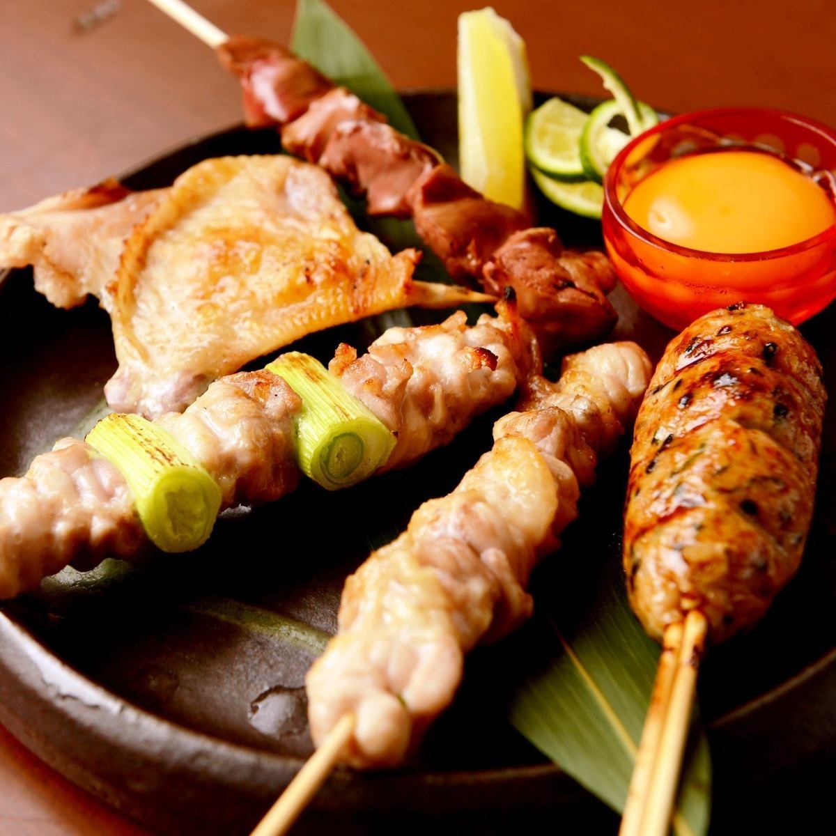 All-you-can-drink for 2,200 yen for 120 minutes! Enjoy it with exquisite yakitori.