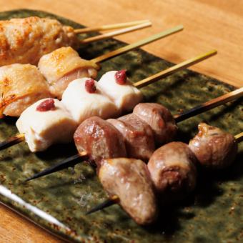 [Recommended for welcoming and farewell parties] Great value luxury course with 7 kinds of sashimi and yakitori (120 minutes of all-you-can-drink included) for 5,500 yen (tax included)