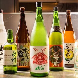 種類豐富的葡萄酒和清酒