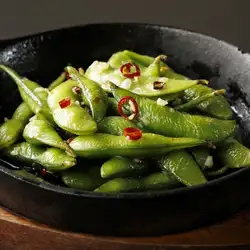 烤毛豆