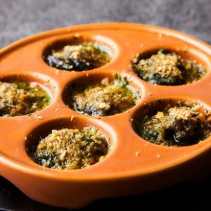 エスカルゴのオーブン焼き　ブルゴーニュ風