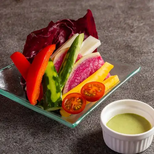 Bagna Cauda with Basil Miso Sauce