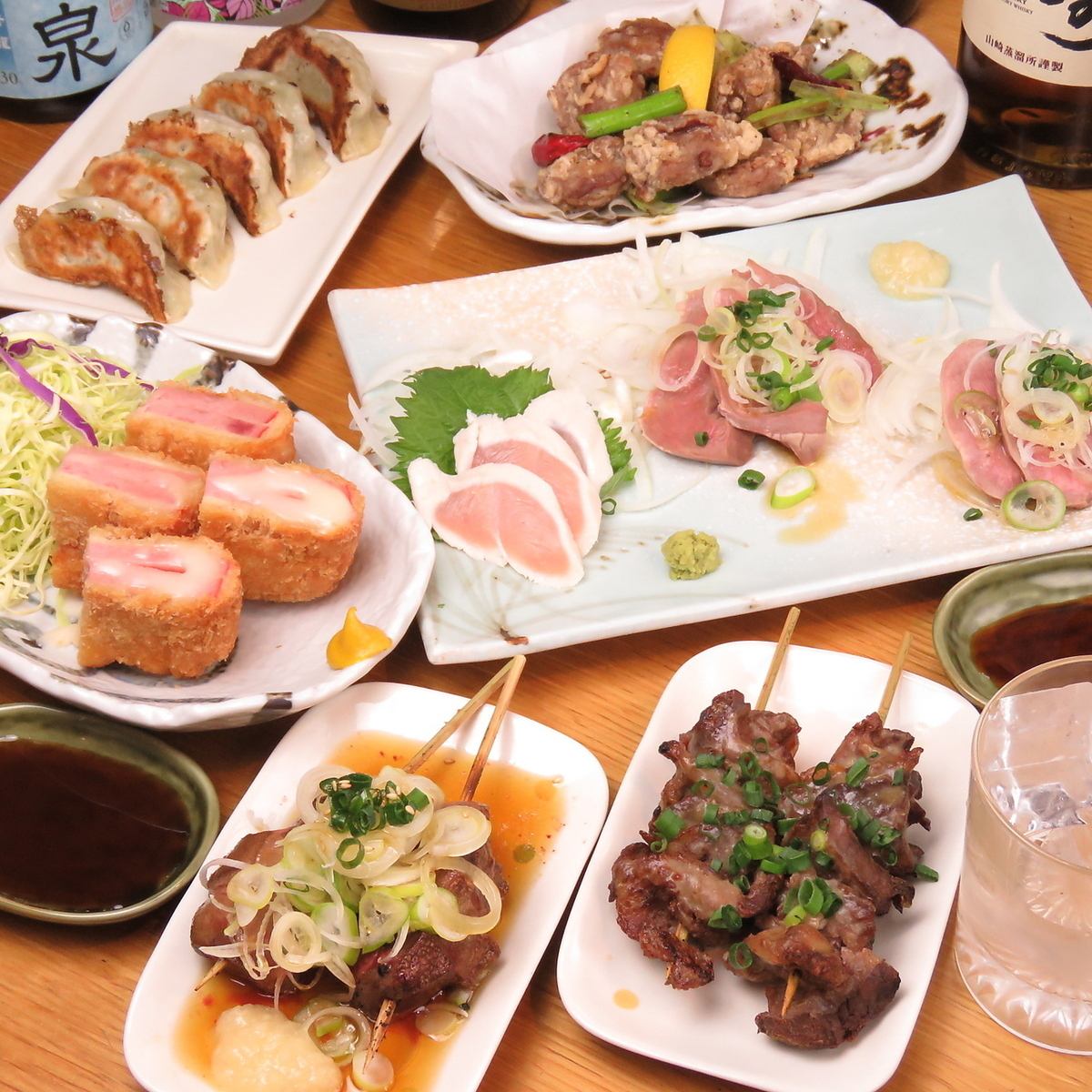 명물 레바테키를 비롯하여 고집 요리를 준비하고 있습니다!