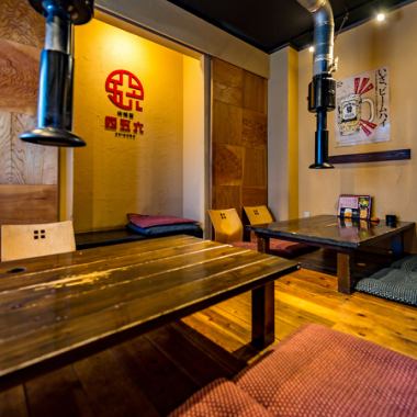 Clean interior! Various types of seats such as tatami mats and table counters are available.The parlor seats are also popular with customers with children ♪