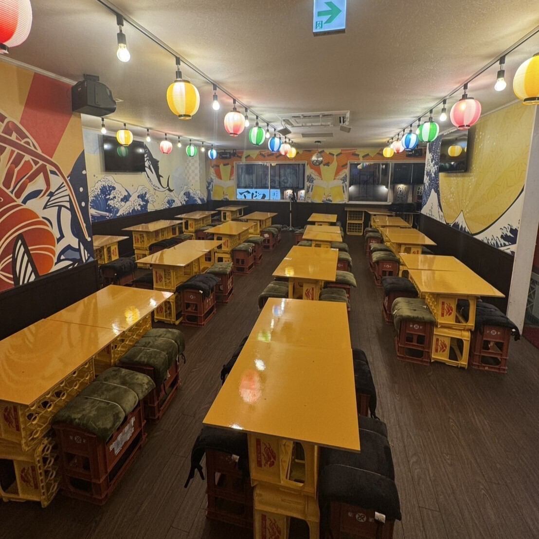 【2Fは貸切OK】10人から50人で貸切OK。カラオケもご用意あり！