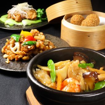 【大人気◎】小籠包◆麻婆豆腐など人気メニュー8品を堪能できる2時間飲み放題付きコース4400円