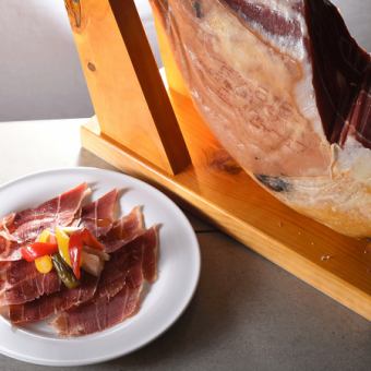 Prosciutto with pickled ham