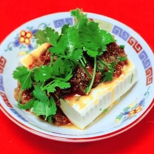 中式肉和味噌豆腐（香菜）