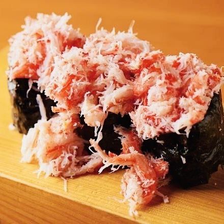 螃蟹顏射溢出的壽司