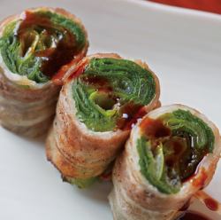 【野菜肉巻き串】九条ねぎ肉巻き［1本］