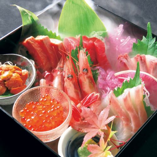 鮮魚のお刺身 玉手箱