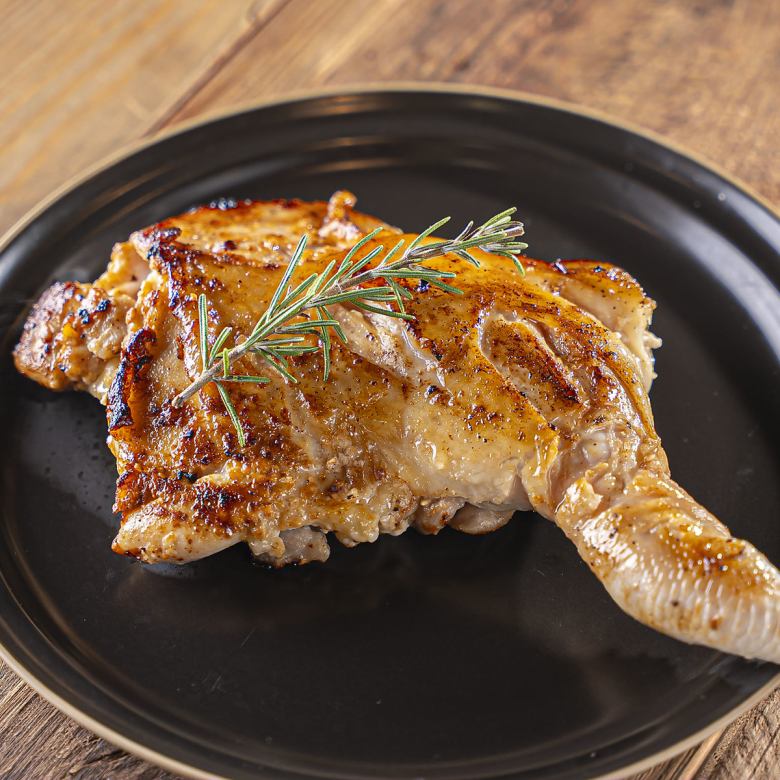 かぶりつき鶏もも肉