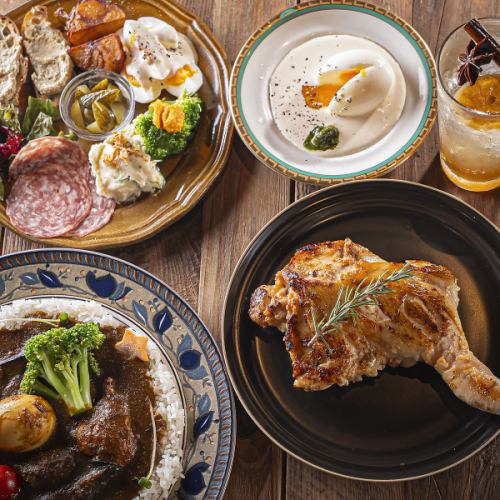 幅広いジャンルの料理が勢ぞろい！