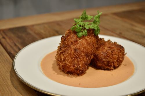 クリームコロッケ～桜エビのアメリケーヌソース～