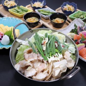 [Ishigura welcome and farewell party course] Offal hot pot, sashimi, and all-you-can-drink! Offal hot pot course using Ishikura's domestic beef [5000 yen]