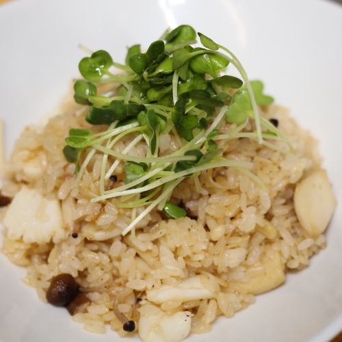 Squid and Mushroom Butter Rice ~Yuzu Pepper Flavor~