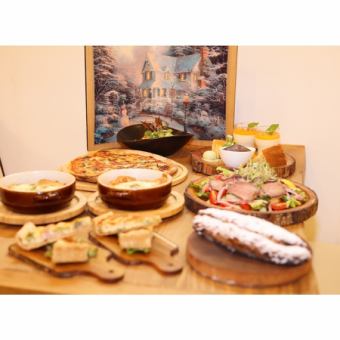 One free drink with reservation♪ Christmas Pair Lunch Course for 2 people 8,000 yen