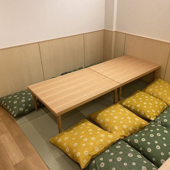 当店ではお座敷個室席をご用意しております♪のんびりとどうぞ！