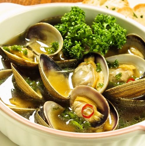 Steamed mussels with ale beer