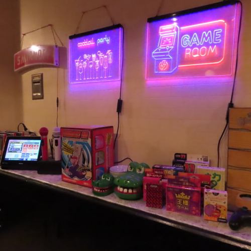 ボードゲームやカラオケ有