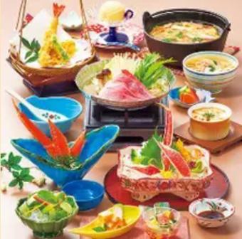 [For parties] Crab kaiseki course "Kasuga course" 5,500 yen