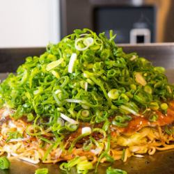 そば 広島ねぎ お好み焼