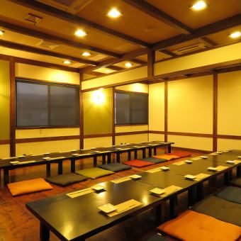On the 2nd floor, we have tatami mat seats that can be used for large parties.[Completely private room], so you can enjoy the banquet without worrying about the surroundings.*The tatami room cannot be used during lunch time.