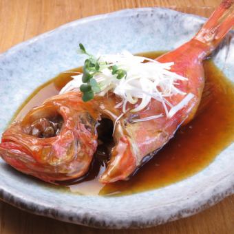 Boiled fish (Kinmechi / Kinki / Karei)