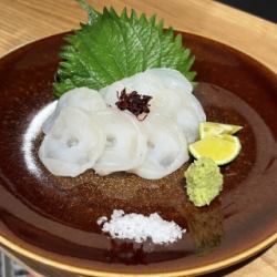 生だこ刺身 すだち塩