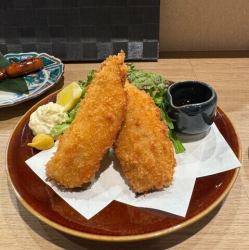 手作りアジフライ