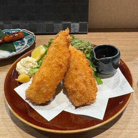 手作りアジフライ