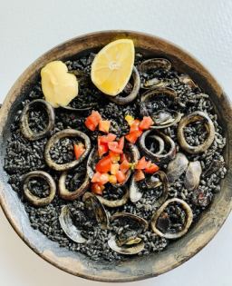 농후 오징어 먹의 빠에야 L사이즈(4분부터 5명용)