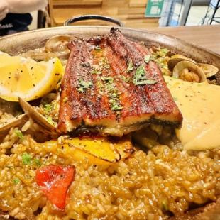 【2時間飲み放題付】夏の贅沢全部入り！魚介・牛ランプ・うなぎのパエージャプレミアムparty