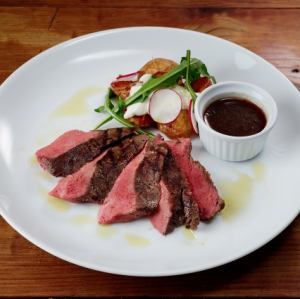 十勝牛大腿肉排佐特製洋蔥醬 [普通裝 200g]