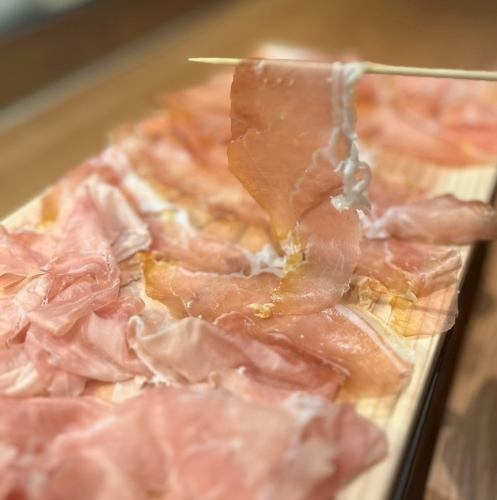 Goodspoon的招牌菜!最上等的薄切義大利燻火腿
